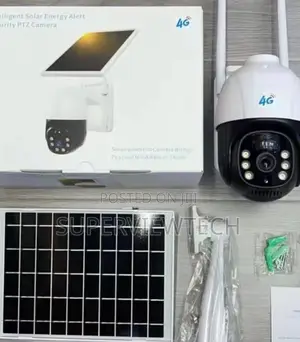 Solar Powered Battery Wireless Security Camera Simcard Slot