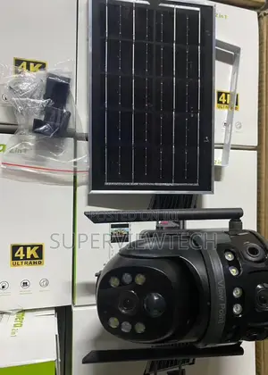 Digital Smart Auto Track V380 Pro 3 Lens 4g Solar Camera