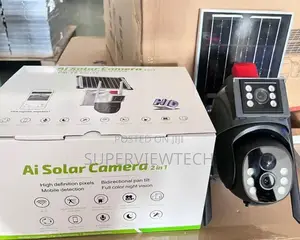 Optimax 4g Dual Lens PTZ Solar Camera 8mp