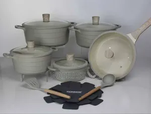 Donnor 15-Piece Non-Stick Granite Cookware Set.