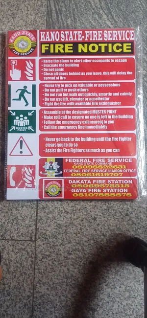 Kano Fire Notice