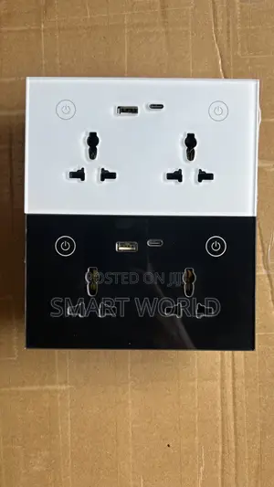 16amps Double Wifi Smart Socket With Tuya, Alexa Google