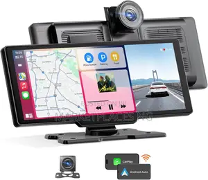 Wireless Carplay Android Auto Car Stereo With Dash Cam