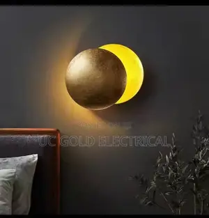 Moon Concept Solar Eclipse Wall Lamp for Bedroom Living Room