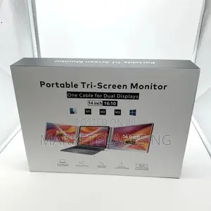 14" Triple Monitor - 1080p Laptop Screen Extender