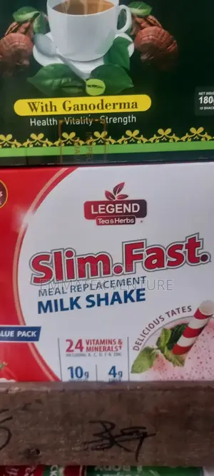 Legend Slim Fast Milk Shake Strawberry Flavor - 20 Tea Bags