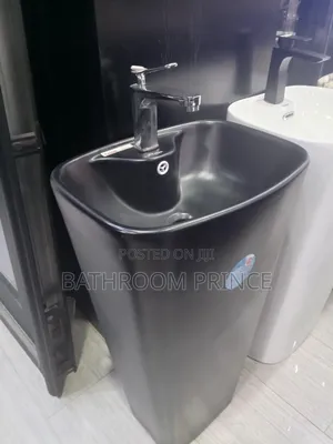 Original Luxury Black Freestand Basin