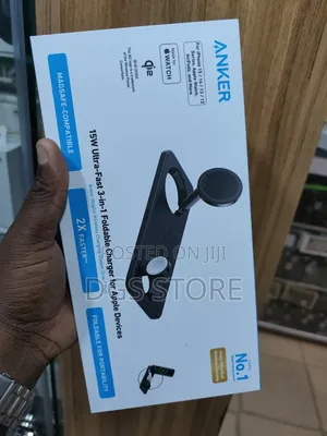 Anker 15w Ultra Fast 3in1 Foldable Charger for Apple Devices