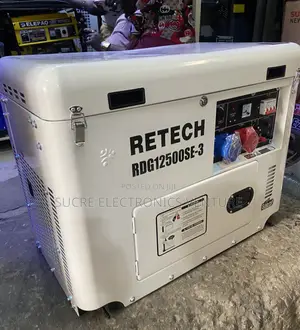 Retech Rdg12000se-3 10kva Three Phase Soundproof Generator