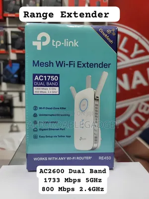 Tp-Link Mesh Wi-Fi Range Extender Re450 Ac 2600 Dual Band