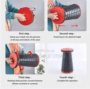 Hot Portable Folding Telescopic Stool