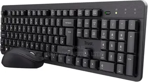 Trust Silent Wireless Computer Keyboard Mouse Combo Pc/Mac