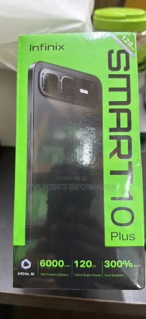 New Infinix Smart 10 Plus 128 GB Blue