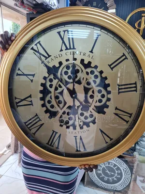 Grand Central Gold Wall Clock