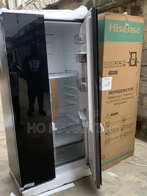 Spacious 529 L Fridge–Tempered Glass Shelves Dual Freezers