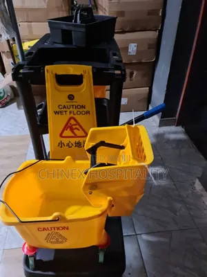 Complete Janitor Cleaning Trolley For Hotels Apartments Factories Etc