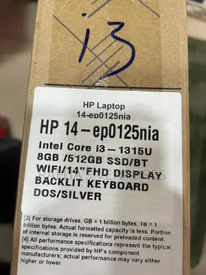 New Laptop HP 14-dq1025cl 8GB Intel Core i3 SSD 512GB
