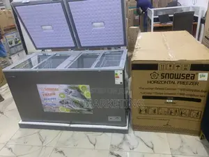 Snowsea 420l Deep Chest Freezer With Interior Light Basket