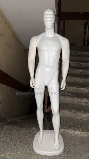 Spider Face White Plastic Huge Male Mannequin