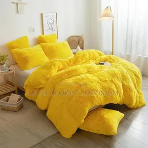 Luxury Fur Duvets, Bedsheet and Pillowcase