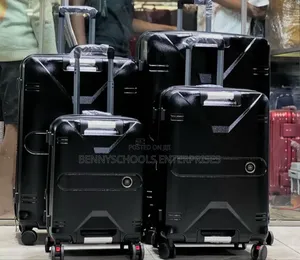 Set of 4 Imported Complete Pp Travelling Luggage Boxes