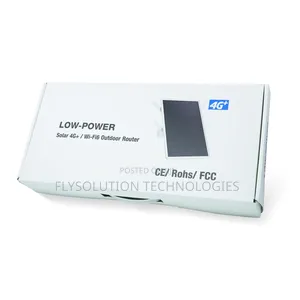 Low-Power Solar 4g+ / Wi-Fi 6 Outdoor Universal Solar Router