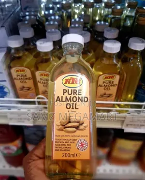 Ktc Pure Almond Oil 200ml Nourishing Oil For Skin, Hair, Light Cooking