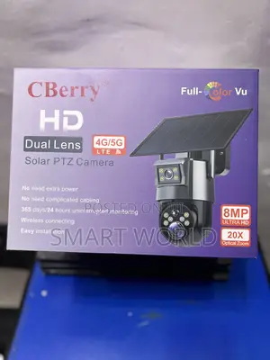 4g Ubox Dual Lens Solar PTZ Camera With 20x Zoom