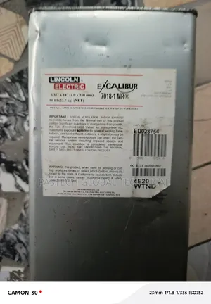Excalibur 7018-1 Mr Welding Electrode by Lincoln Electric