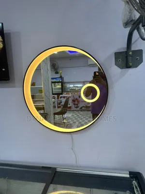 Luxury Led Half Moon Design Sensor Mirror With Three Lights