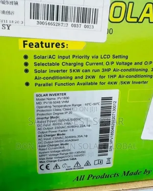 5kva/48v Must Hybrid Pure Sine Wave Inverter