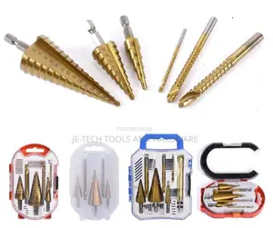 HSS Titanium Step Drill Bits and Sets