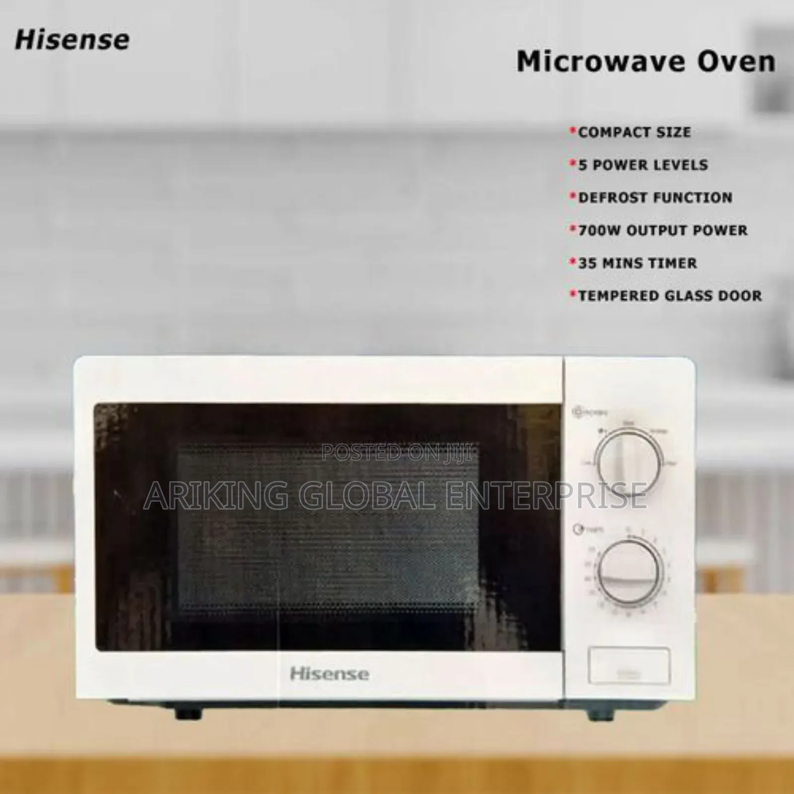 Hisense 20l Microwave Wit Express Cooking +Defrost Function