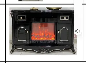Fireplace in Black Color