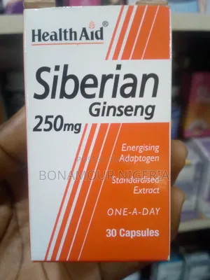Healthaid Siberian Ginseng 250mg X30 Caps