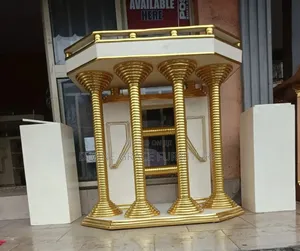 Durable Church Pulpit With Modern Offering Boxes