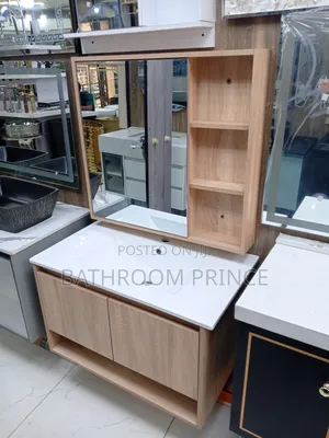 Nice Wooden Cabinet With Mirror