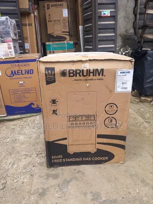 Bruhm Standing Gas Cooker All Gas Burners Stainless Body