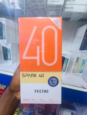 New Tecno Spark 40 128 GB Black
