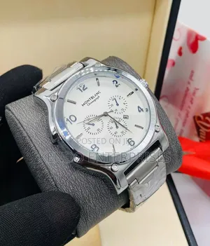Silver Montblanc Chronograph Chain