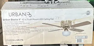 Urban Basic v 42 in Flush Mount Led Ceiling Fan