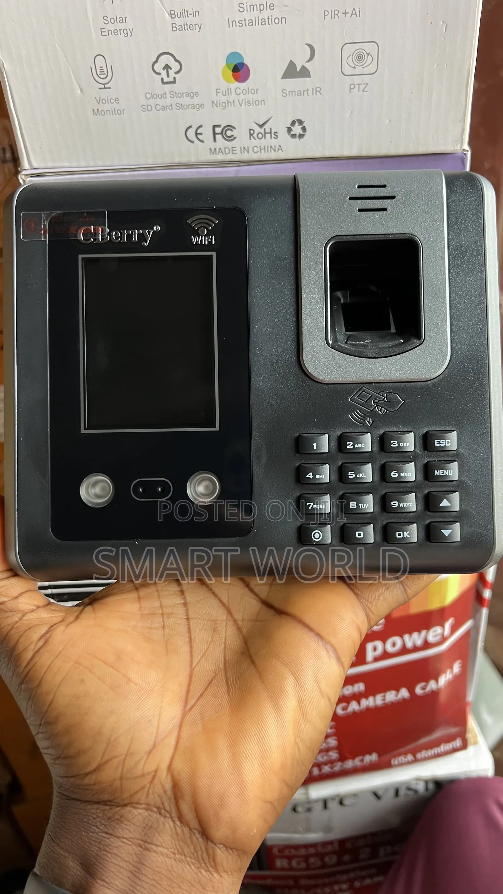 Wifi Face Recognition Time Attendance Machine