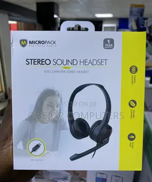 Micropack Wired Headset Stereo Sound MHP-02