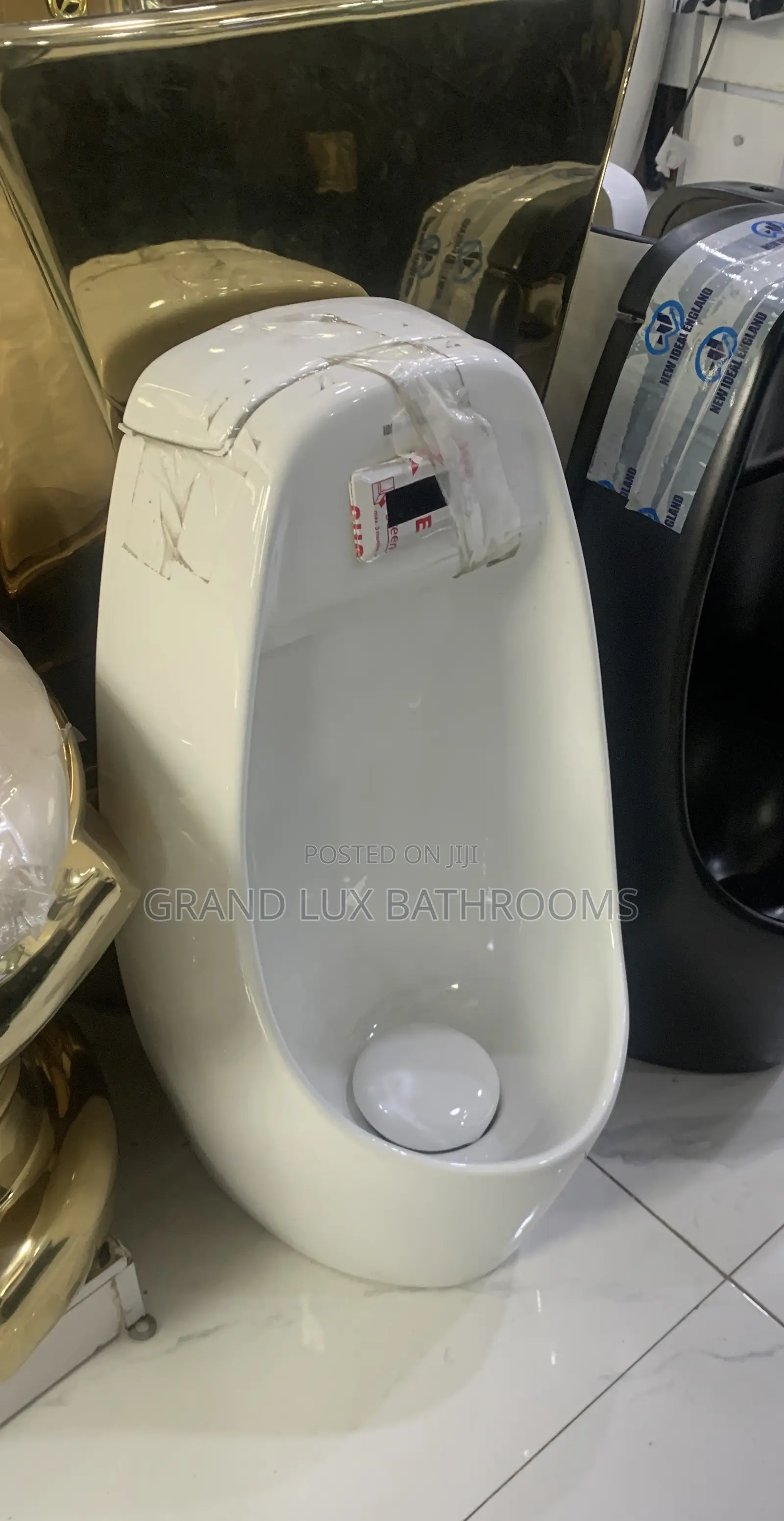 Modern Wall-Mounted Sensor Urinal