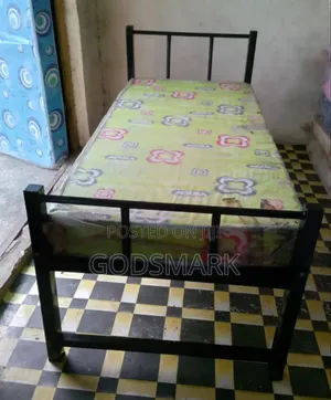 Metal Single Bedframe Only 6x3 Feet.