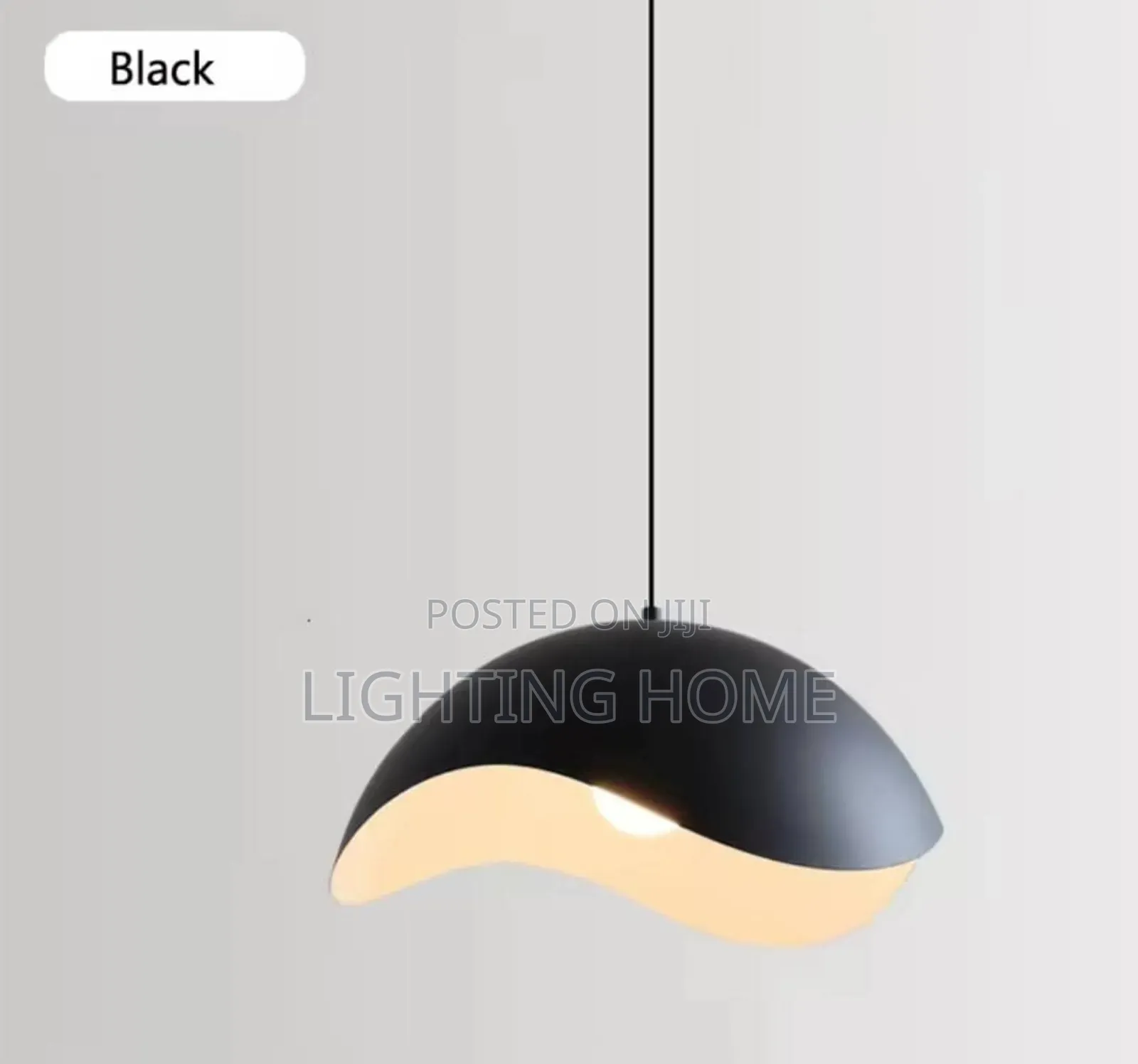 Single Pendant Light Black Body