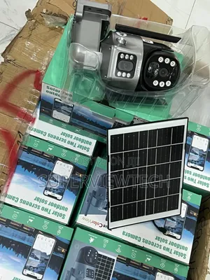 Ultra Hd Dual Lens Security Camera With Solar Power