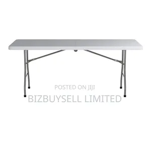 6 Fitt Folding Plastic Table.
