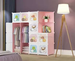 Kids Cloth Cabinet 14doors+Corners