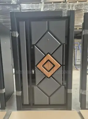 Armored Steel Door With a Distinctive Design